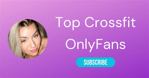 onlyfans fitness|Top 7 CrossFit OnlyFans Models to Follow 2024